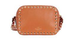 Rockstud Crossbody Bag, Leather, Orange, TVM809BOL2, 2*